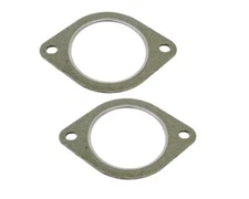 Set of 2 Exhaust Gasket - Catalytic Converter to Center Exhaust Pipe for BMW