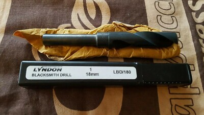 Lyndon Blacksmith 18 mm Bohrer 1/2 Zoll paralleler Schaft metrisch & imperial LBD/180