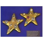 KJL KENNETH J. LANE Huge Black Enamel Multi-color Crystals Starfish Pin — photo 9