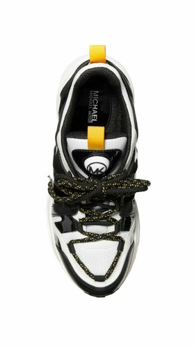 MICHAEL Michael Kors Hero Trainer Leather Sneakers Size 5 - Picture 4 of 4