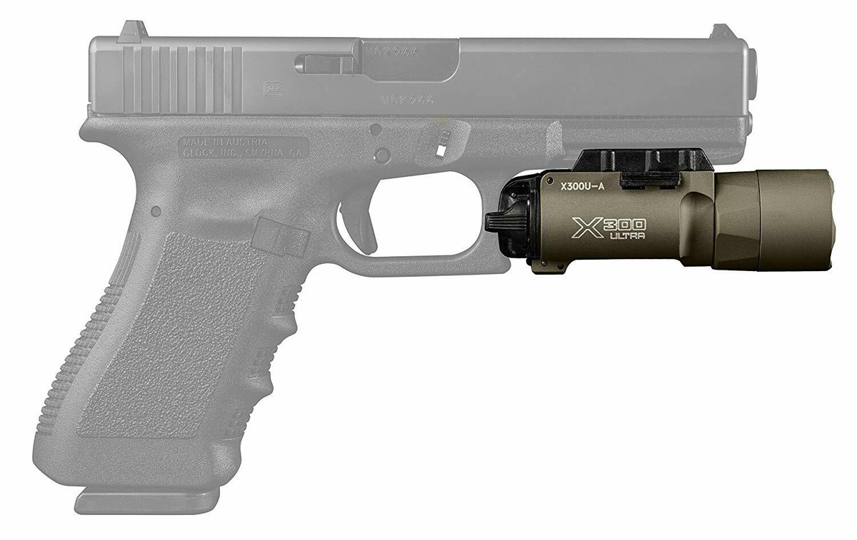 Surefire X300U-A X300U Ultra LED Weapon Gun Light Rail-Lock Mount