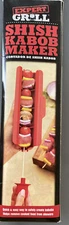 4 Expert Grill Shish Kabob Maker Lot 4 Dinner Gifts Dad Mon Christmas Summer Fun