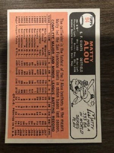 1966 TOPPS BASEBALL CARDS SET BREAK CARDS RANGE EXCELLENT - NEAR MINT - MINT - Picture 79 of 300