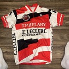 Vintage Cycling Jersey Men’s Size 2 Small TP Helary E Leclerc Guingamp #SS
