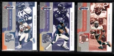 2001 Fleer Game Time "Extra:" 30-card Football Parallel Lot Marshall Faulk