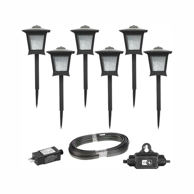 Hampton Bay HD33678BK Low Voltage Black Outdoor Integrated LED (6
