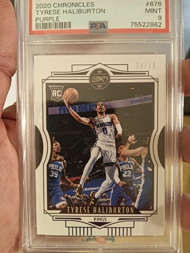 2020-21 Panini Chronicles Basketball Legacy RC /49 Tyrese Haliburton Pacers #676 - Picture 2 of 7