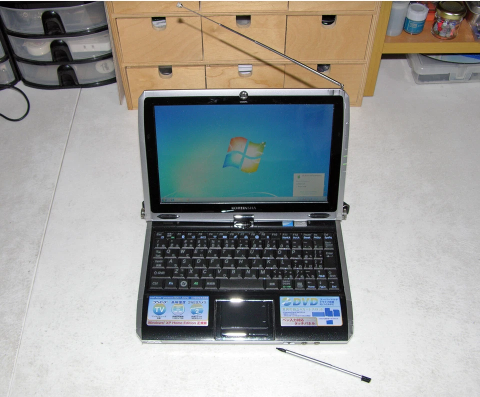 KOHJINSHA SX S SERIES UMPC INTEL ATOM 1.33GHz 60GB 2GB RAM TOUCHSCREEN WIN 10 - Image 2 of 4