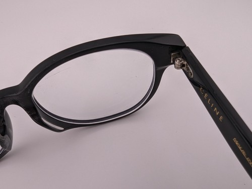 Celine Eyeglasses, Frames Only, CL50007F 001 Black, 52-16-140, Plastic, Italy - Picture 9 of 16