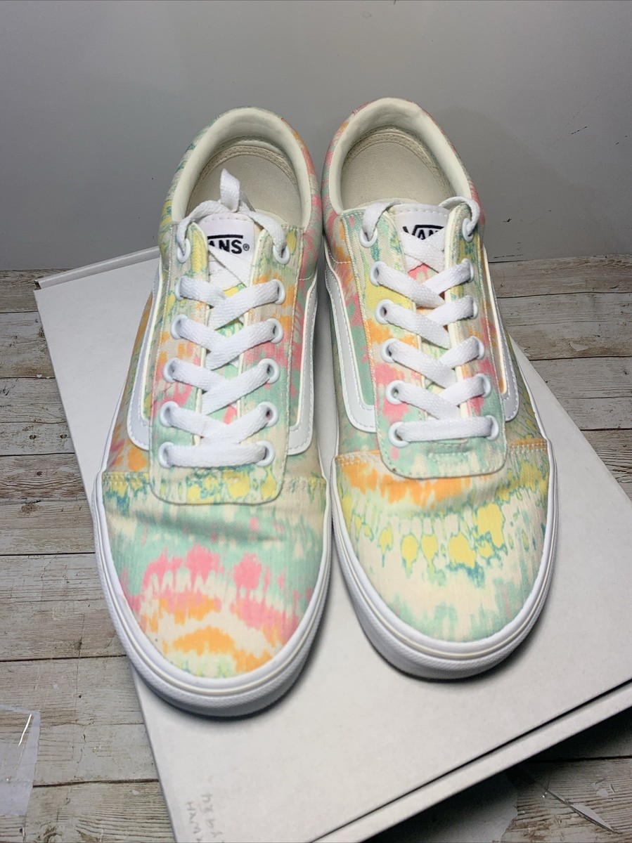 VANS Old Skool Tie Dye Shoes Women's Size US Pastel Prints