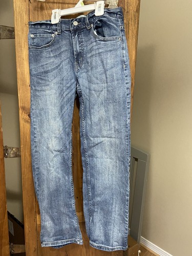 Levis 505 Blue Jeans Boys Size 16 Regular 28 X 28 EUC