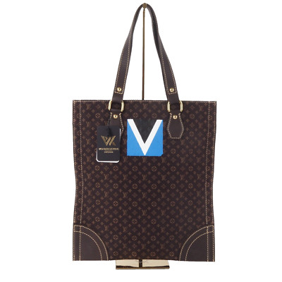 LOUIS VUITTON M40023 Tanger Sac Plat Mini Lin Luxus Designer Tote OP: 950  