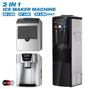 portable desktop electric ice water dispenser