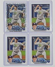 (4) 2023 Topps Update Series KEVIN KELLY RC Foilboard + Base ROOKIE Card Lot