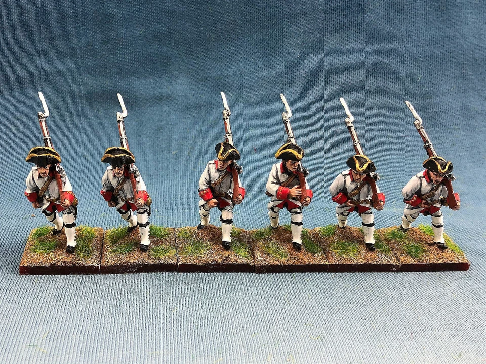 28mm WGS French Indian War FIW Painted 1754-1763 French Berry Infanterie - Image 4 of 4