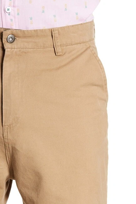 Sovereign Code L101715 Men's Brown Frayed Hem Shorts Size Large - Image 2 of 3