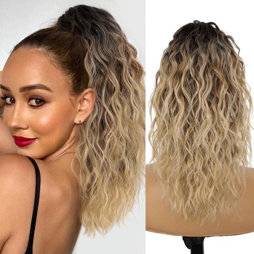 Hair ClawClip Ponytail Synthetic Clip In Drawstring Ponytail Extension Party - Picture 9 of 24