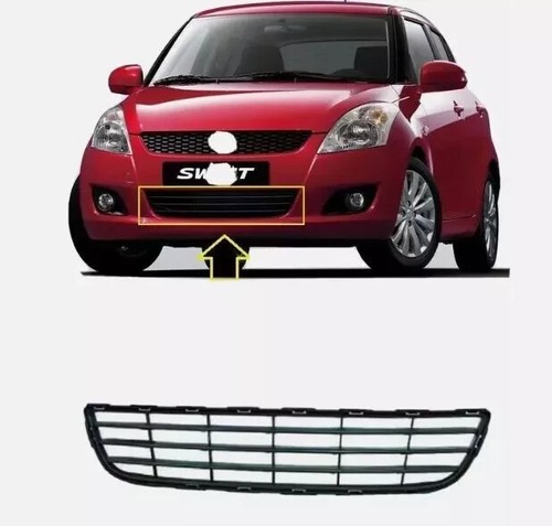 FOR SUZUKI SWIFT 2010 - 2013 NEW FRONT BUMPER LOWER CENTER GRILLE GRILL - Picture 2 of 3