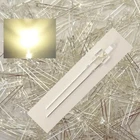10pcs Tower LED 2mm Warm White Clear Long Head Ideal for Model Making F8/4