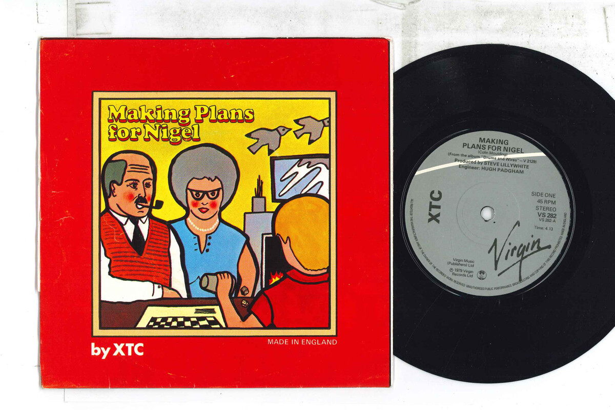 英7” Xtc Making Plans For Nigel / Bushman President / Pulsing Pulsing VS282 VIRGIN /00080 7