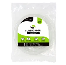 Surebonder RR-5 Full-Size Hot Glue Stick Roll, Clear, 60" 5 Feet, 7/16" Diameter
