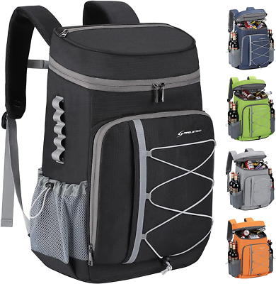 Cooler Backpack,35 Can Backpack Cooler Leakproof,Insulated 