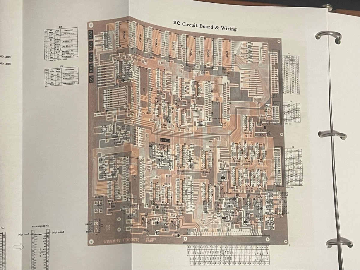 Yamaha Electone Organ FS-500/FS-300 Service Manual | eBay