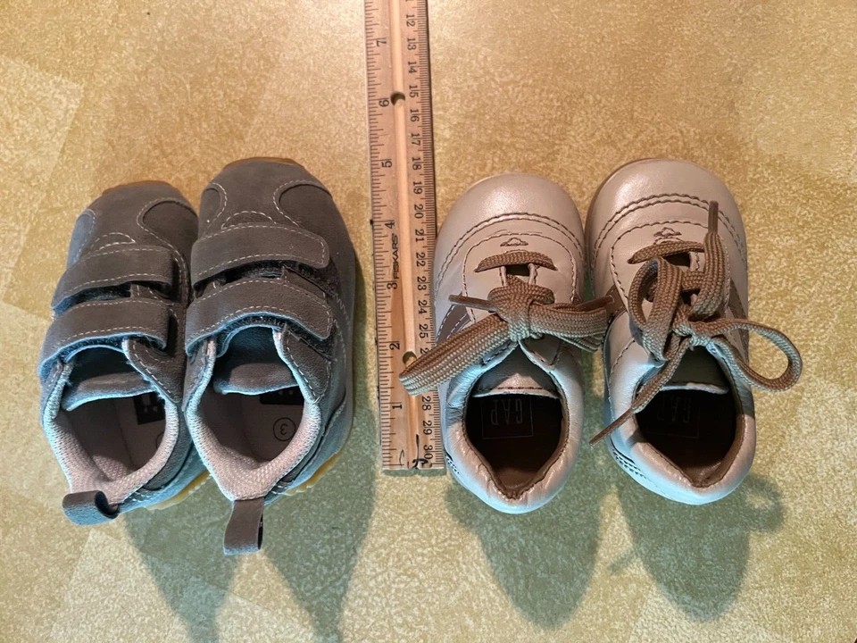 2 ~ Bebé GAP ~ Botas Deportivas ~ Zapatos Infantiles Talla 3 ~ NUEVOS SIN ETIQUETAS Foto 3 de 4