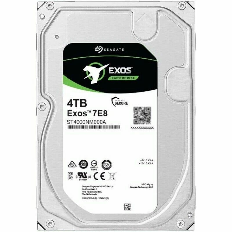 For Seagate Exos 7E8 ST4000NM000A 4TB 7.2K RPM SATA 6Gb/s 512n 3.5in Hard Drive - Image 3 of 4