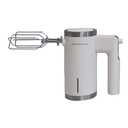 Melchioni Family Sbattitore Cordless 150W | 5 Velocità USB-C Bianca