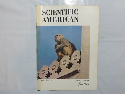 1969 Scientific American July - Urban Monkeys, Milk TL