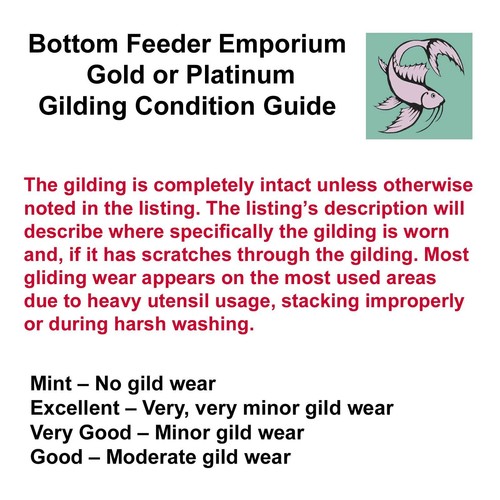 Taza de té KPM 710 rosa gris clavel vástago dorado Krister Mark Alemania - Imagen 4 de 5