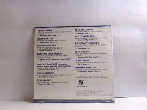 Summer 1997 Sampler (CD, Promo, US, 1997, Concord Records) BE183 - Picture 2 of 3