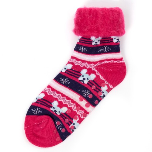 Ladies Patterned 3 Pack Extra Cosy Bedsock - Picture 10 of 10