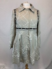 Stone Colour Et Dieu Crea La Femme Coat - Abstract Striped Pattern - Size 42