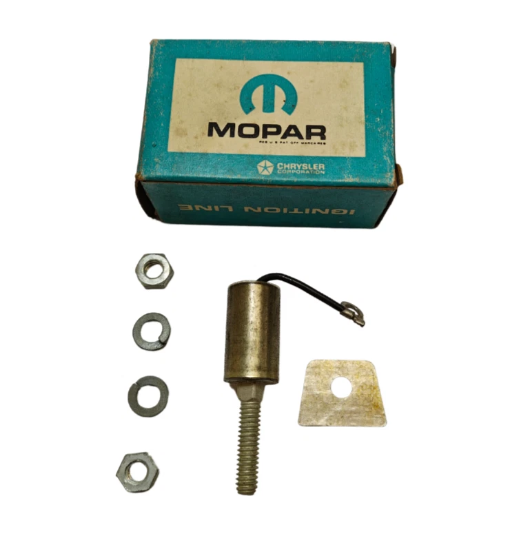 1960-1971 Dodge Plymouth Chrysler Alternator Capacitor & Insulator NOS 2421137 - Image 2 of 4