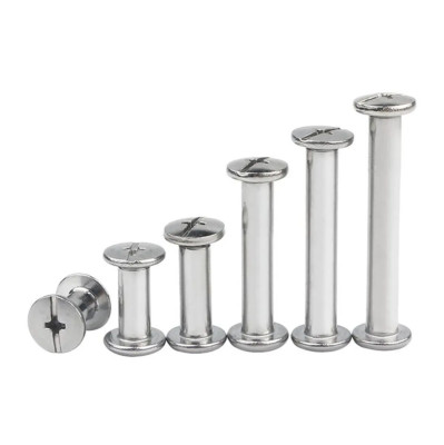 A2 Edelstahl Buchschrauben 3mm 4mm Buchnieten Schraubnieten Chicago-Schrauben