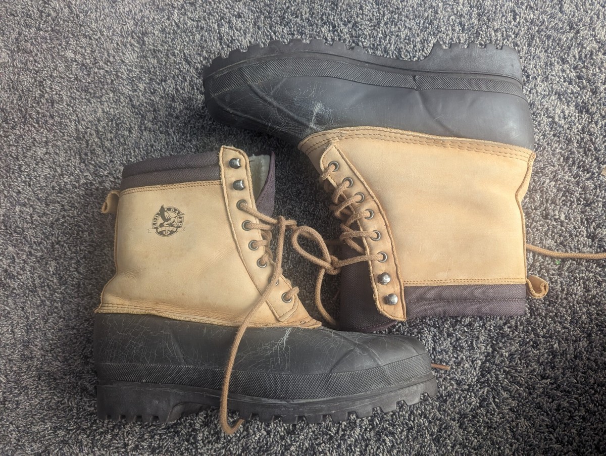 Eddie Bauer Mens Snow Boots, Sz 13 BRAND NEW Eddie Bauer Hunt Pac Sherpa Lined Boots. Mens size  main image 3
