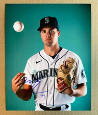 SEATTLE MARINERS- MATT BRASH AUTOGRAPH 8x10 PORTRAIT PHOTO