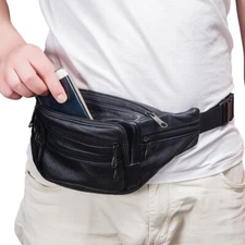 Rinonera Para Hombre Bolso La Cintura Carteras De Fanny Packs Bag Color Negro US