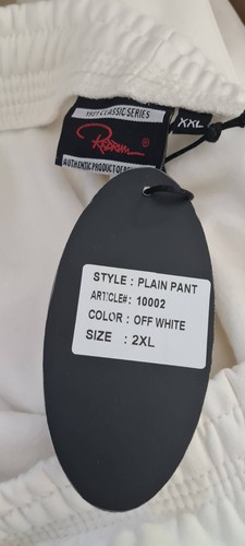 Redrum Plain Pant Hose unisex Jogginghose offwhite Größe XXL - Bild 5 von 5