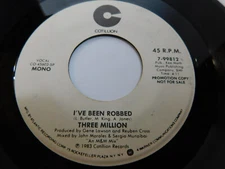 Three Million – I've Been Robbed 1983 7" Single PROMO 7-99812