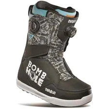 ThirtyTwo Men Lashed Double BOA Bomb Hole Snowboard Boots (11) Black / White