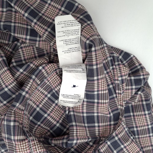 Camisa De Hombre Hugo Boss De Manga Larga A Cuadros Multicolor XK2 Talla XL - Imagen 10 de 10