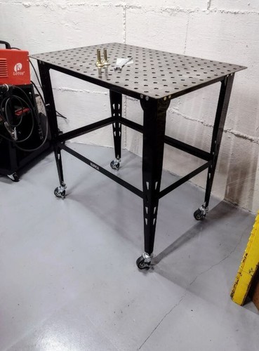 Wheels / Casters kit for Klutch Steel Welding and Fabrication Table - Picture 2 of 6
