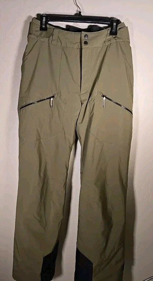 Body Glove Snowboard Ski Pants Men's 34 X 32 Zip Pockets Waterproof Army Green