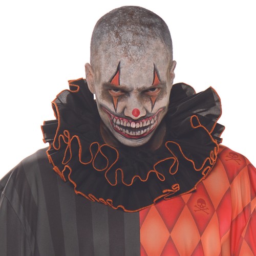 Disfraz de Halloween Underwraps Payasos Malvados Cuello con Volantes Negro Adulto Unisex 28676 - Imagen 3 de 3