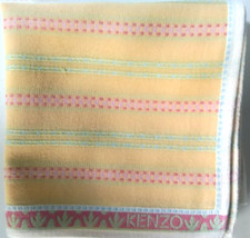 USED HANDKERCHIEF VINTAGE BANDANA PATTERN COTTON 18" POCKET SQUARE HANKY MEN