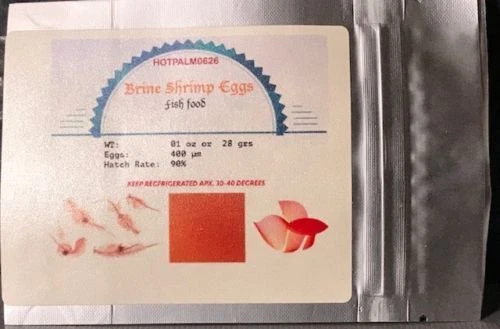 Huevos de camarón en salmuera bebé quistes de artemia 80 % tasa de eclosión 01 oz, 2 oz, 16 oz Foto 4 de 4