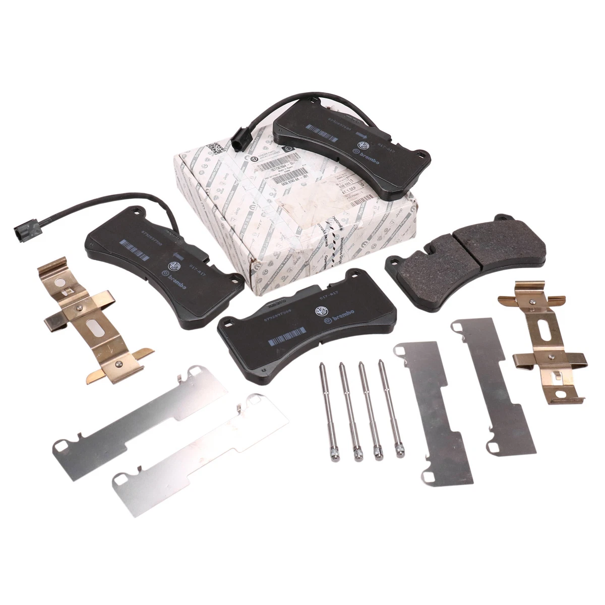 Original Alfa Romeo Brake Pads Front with Accessories Stelvio 
